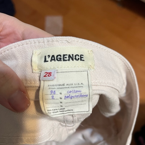 L'Agence Zoe Shorts in Quartz Size 28 - Picture 5 of 6